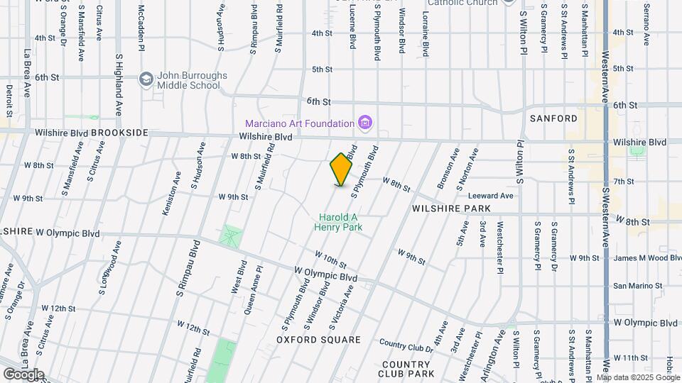 834 S Lucerne Blvd Map and Location Details