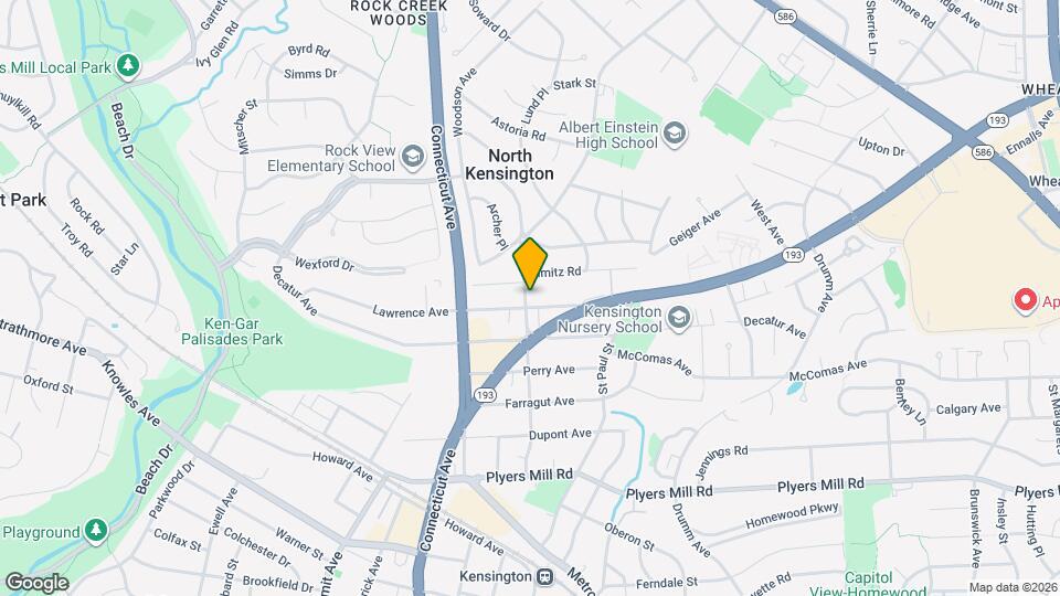 10903 Newport Mill Rd Map and Location Details