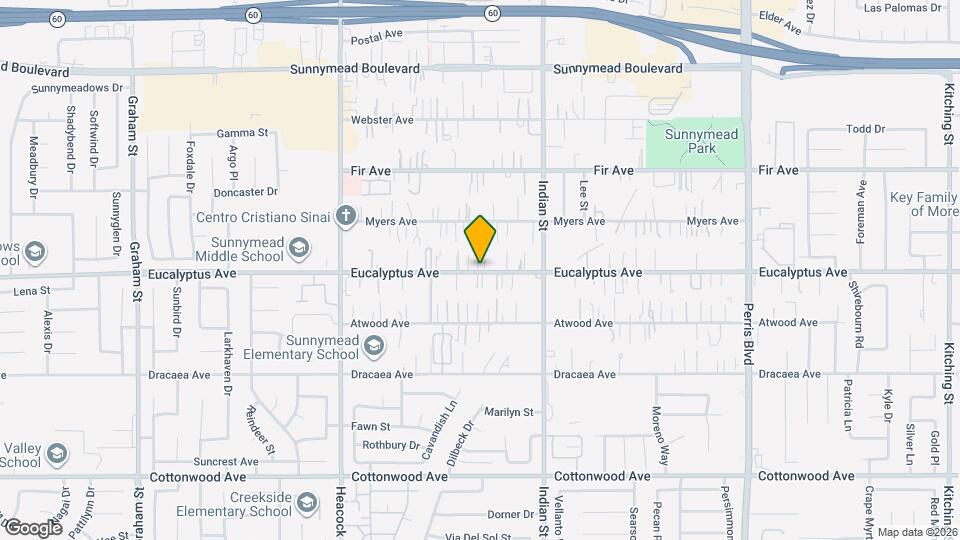 24346 Eucalyptus Ave Map and Location Details