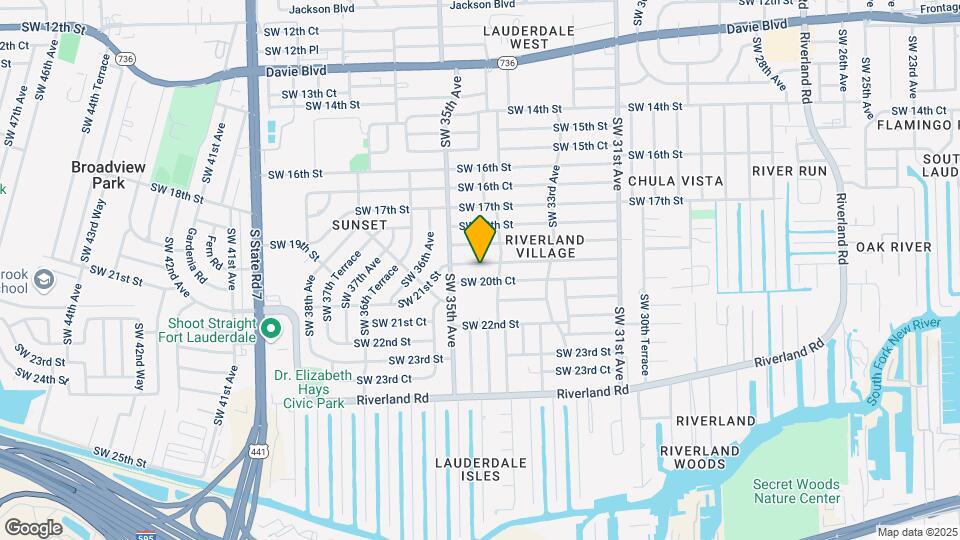 3440 SW 20th St Map and Location Details