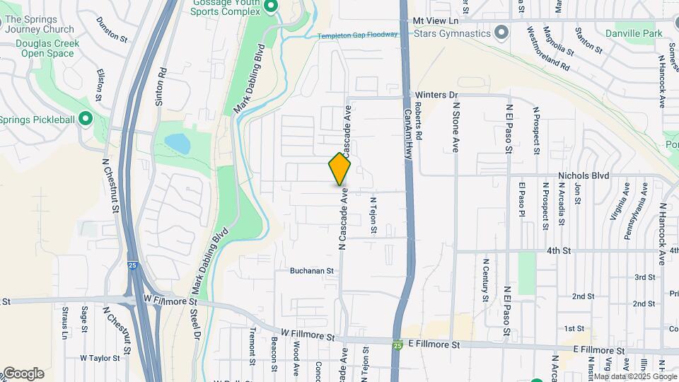 3408 N Cascade Ave Map and Location Details