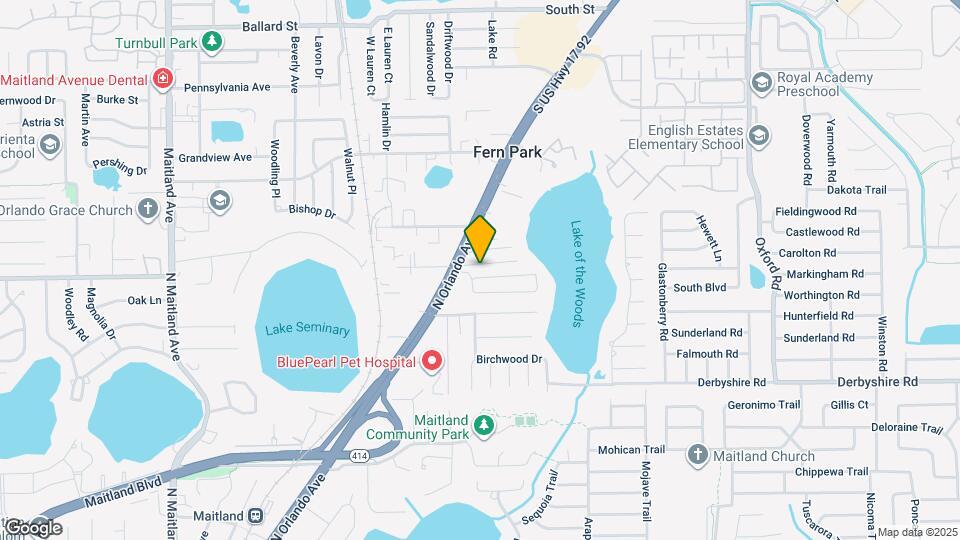 115 N Lakewood Cir Map and Location Details