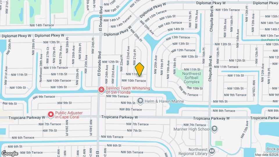 2101 NW 10th Terrace Mapa y Detalles de la Ubicación