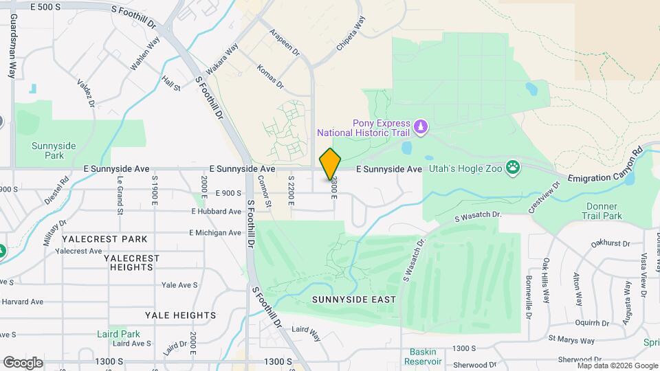 866 S 2300 E Map and Location Details