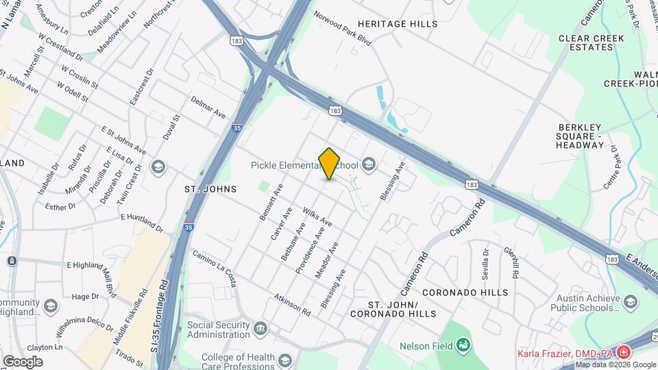 7407 Bethune Ave Map and Location Details