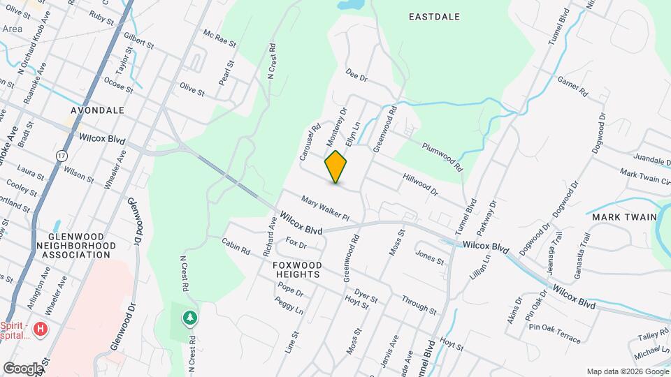 1412 Carousel Rd Map and Location Details