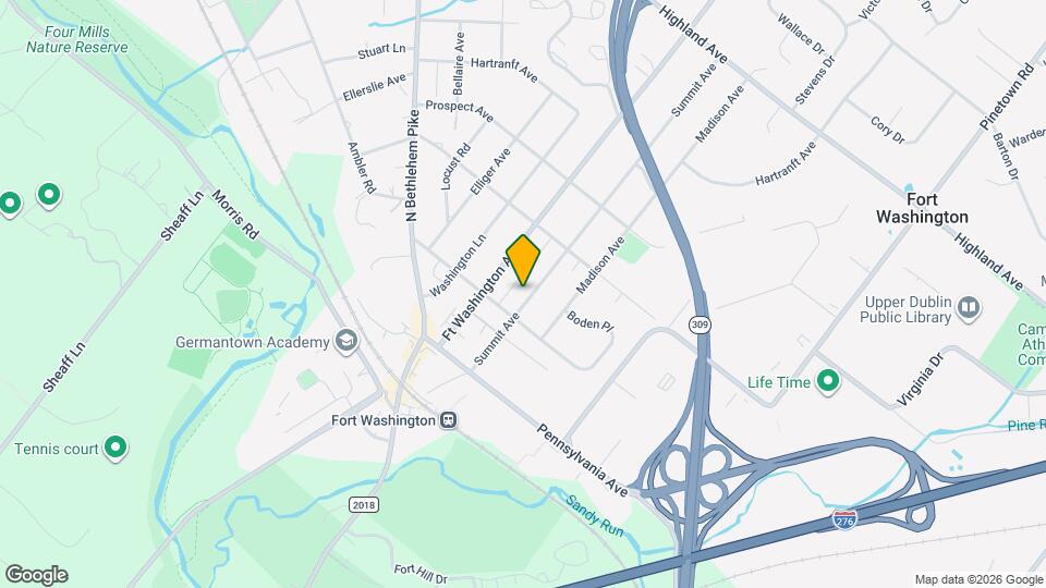 208 Summit Ave, Unit #2A Map and Location Details