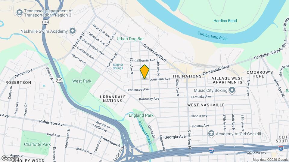 5509B Louisiana Ave Map and Location Details