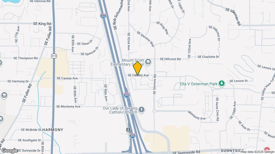 9402SE SE Causey Ave Map and Location Details