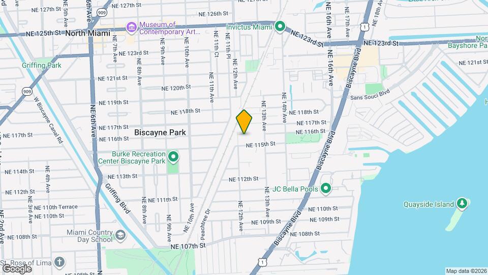 1220 NE 116th St Map and Location Details