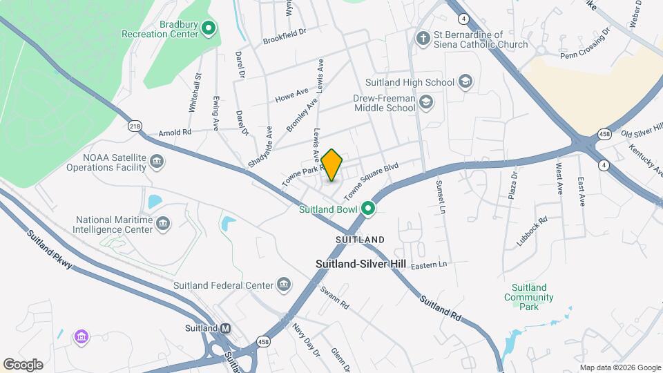 The Lewis-Suitland Seniors 62+ Map and Location Details