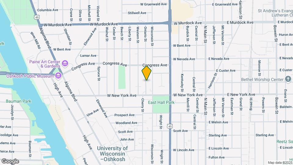 1244 Ontario St Map and Location Details