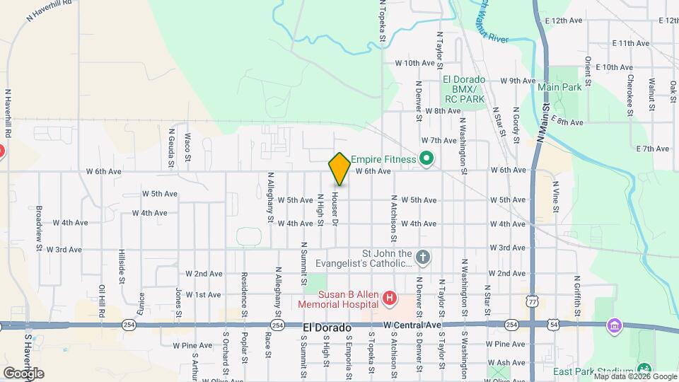 610 Houser Dr Map and Location Details