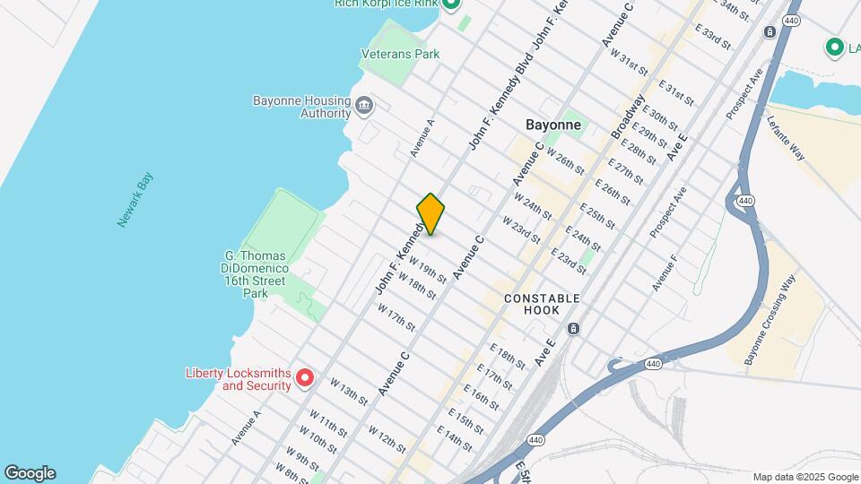 91 W 20th St, Unit 2 Map and Location Details