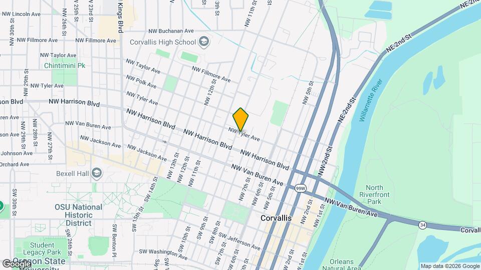 445 NW 9th St Map and Location Details