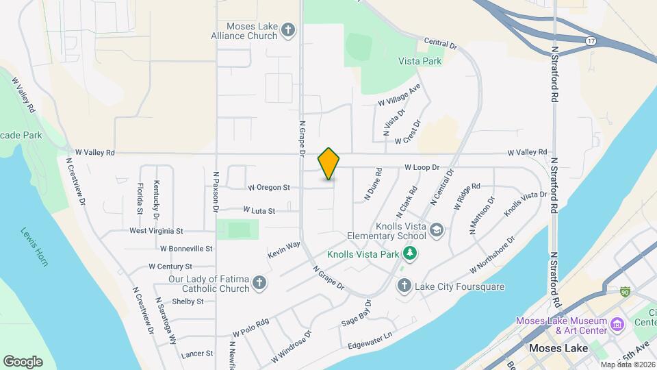 506 N Washington St Map and Location Details