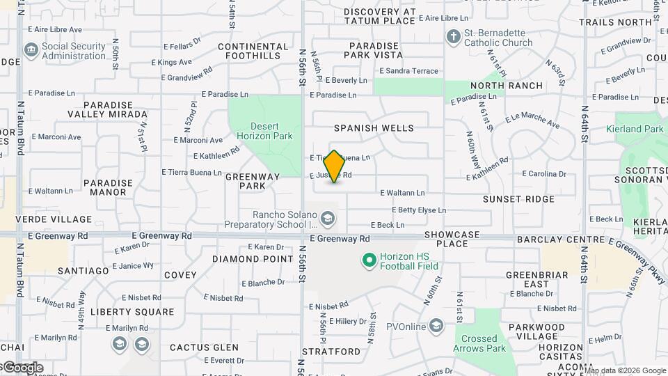 5638 E Waltann Ln Map and Location Details