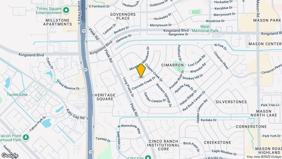 1107 Valley Ranch Dr Map and Location Details