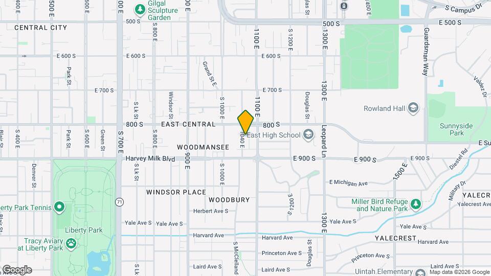 829 S McClelland St Map and Location Details