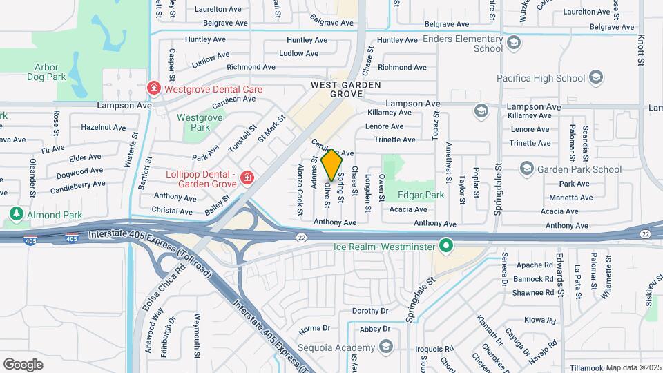 12782 Olive St Map and Location Details