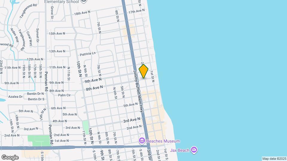 820-910 2nd St St, Jacksonville Map and Location Details