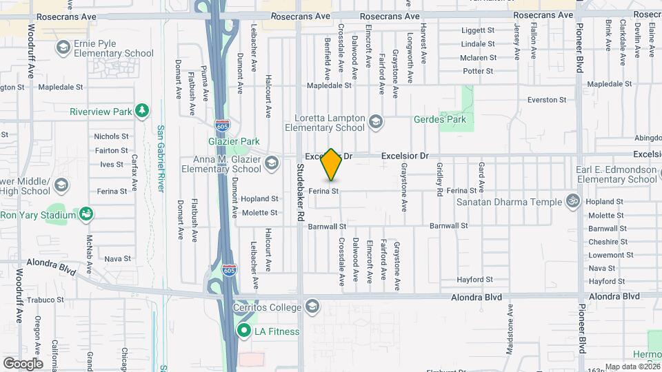 11057 Ferina St Map and Location Details