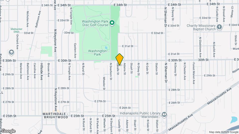 2947 Lasalle St Map and Location Details