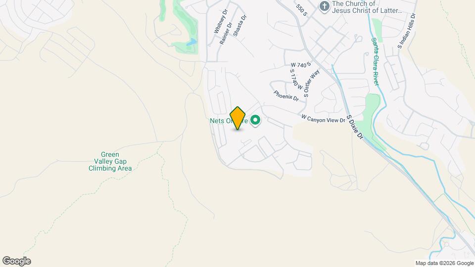 1999 W Canyon View Dr Map and Location Details