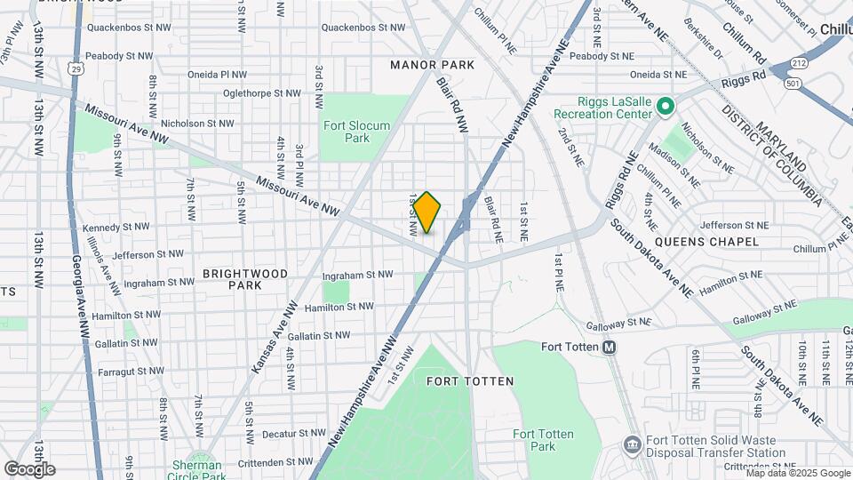 45 Missouri Ave NW Map and Location Details