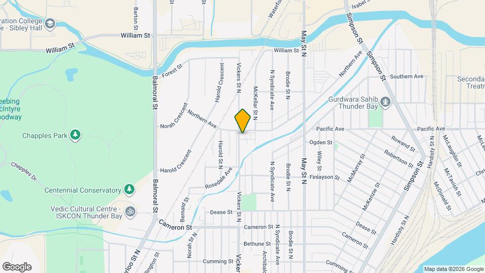 910 Northern Av Map and Location Details