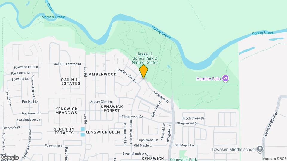 20826 Bonham Park Ln Mapa y Detalles de la Ubicación