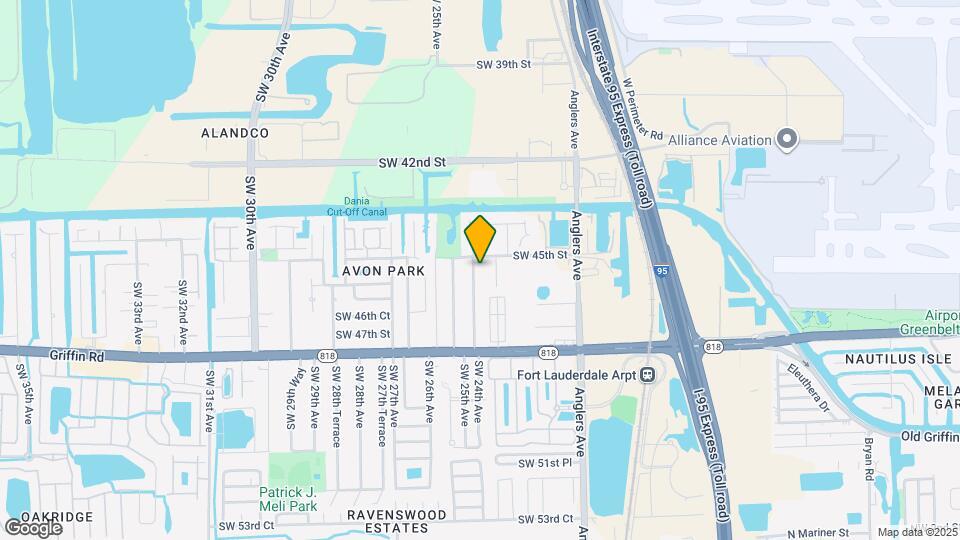 4536 SW 24th Ave Map and Location Details