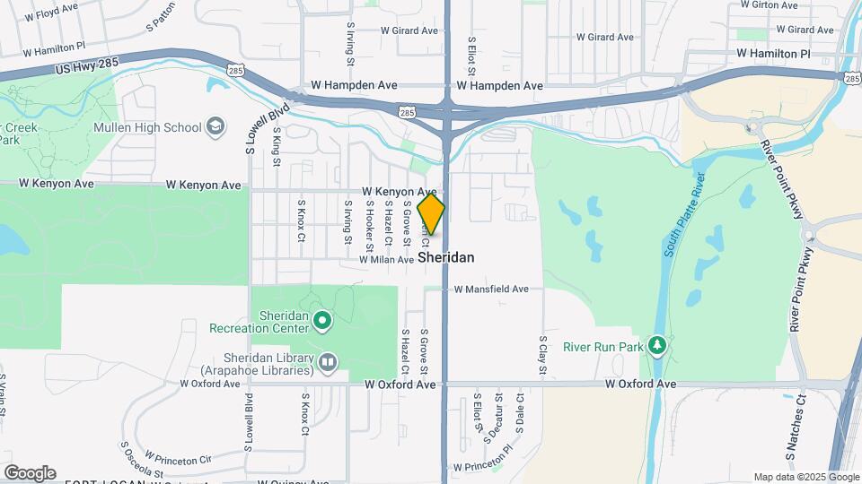 3772 S Green Ct Map and Location Details