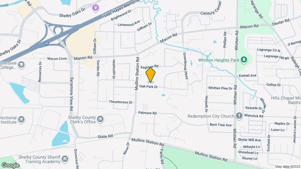 6436 Oak Park Dr Map and Location Details
