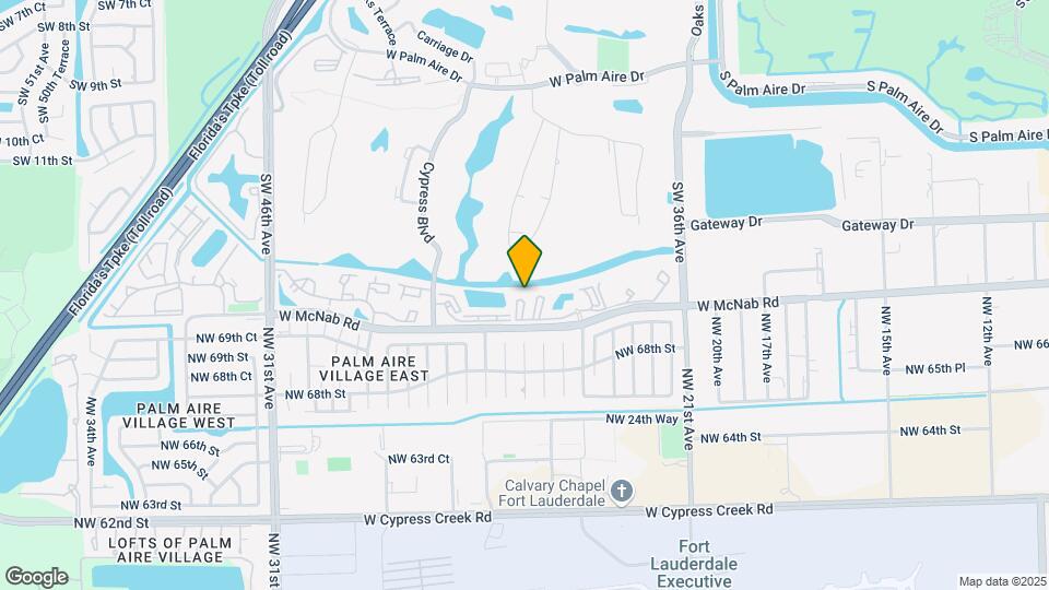 4035 W McNab Rd, Unit F202 Map and Location Details