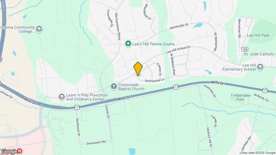 4114 Derbyshire Ln Map and Location Details