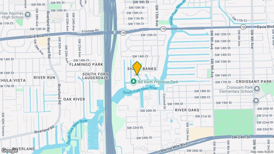 1614 SW 18th Ave Map and Location Details