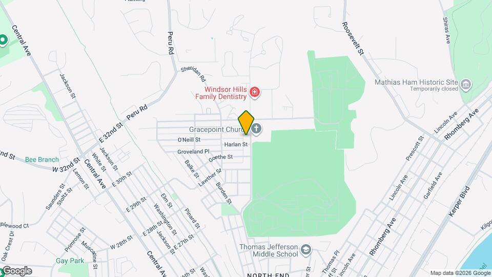 3025 Windsor Ave Map and Location Details