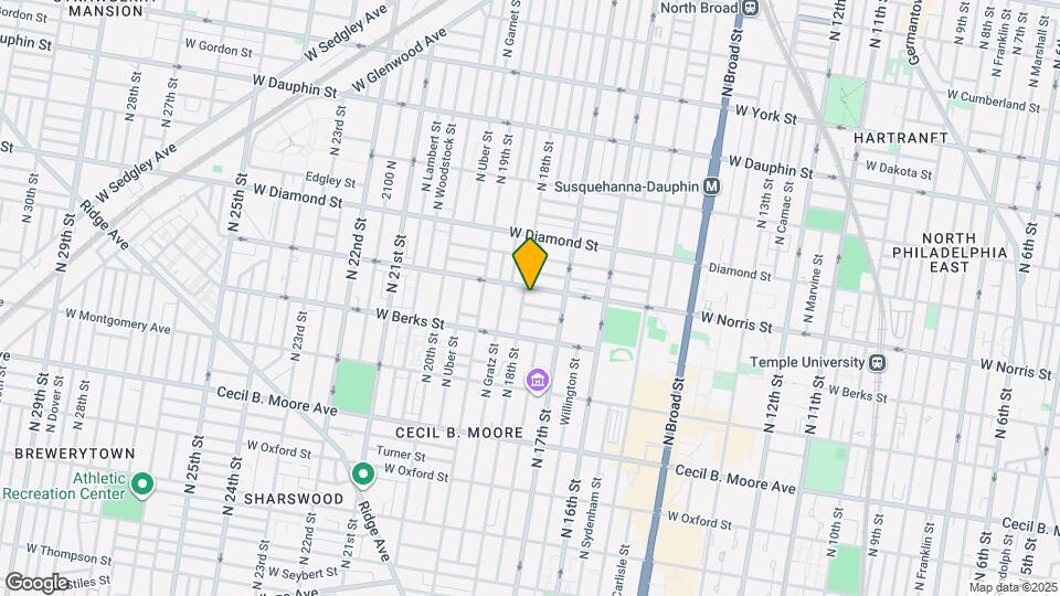 1945 N 18th St Map and Location Details