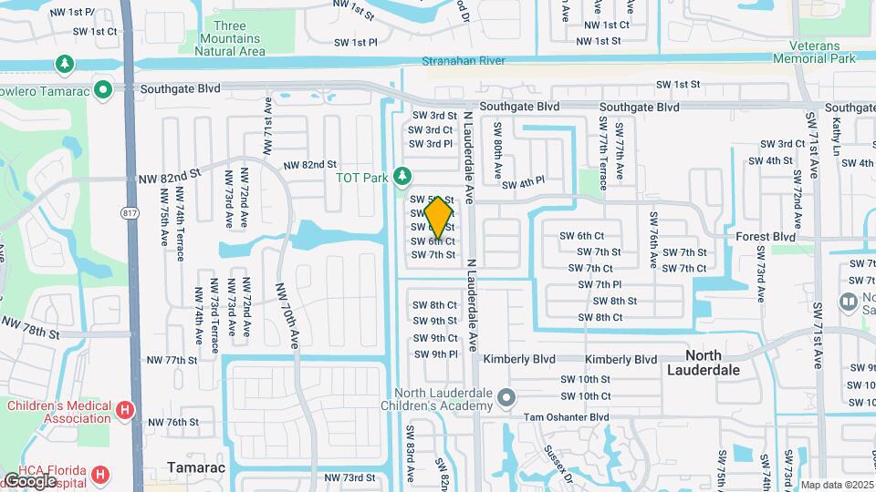 8170 SW 6th Ct Map and Location Details