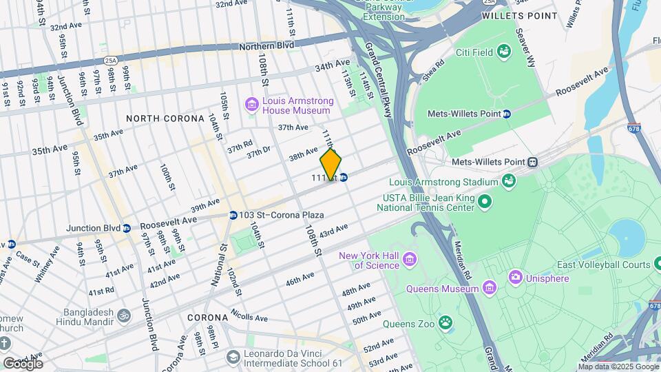 108-58 Roosevelt Ave Mapa y Detalles de la Ubicación
