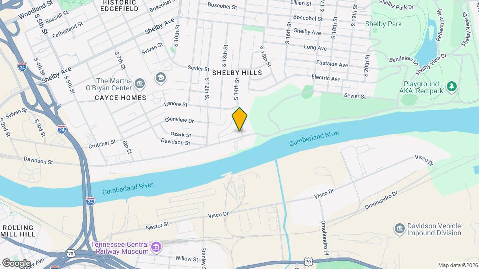 1317 Davidson St Map and Location Details