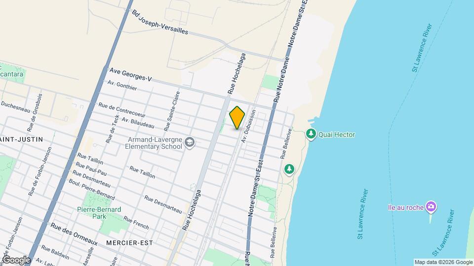 9569 Souligny Av Map and Location Details