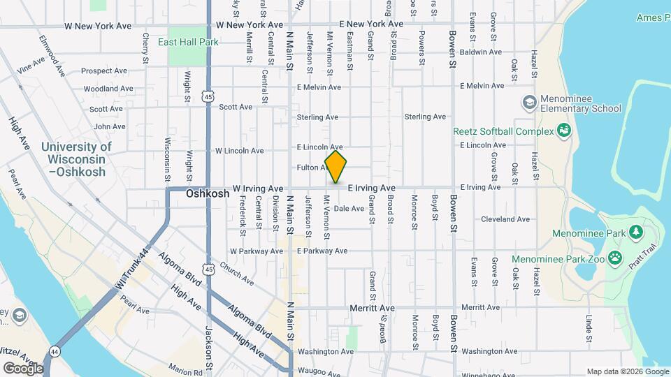 229 E Irving Ave Map and Location Details