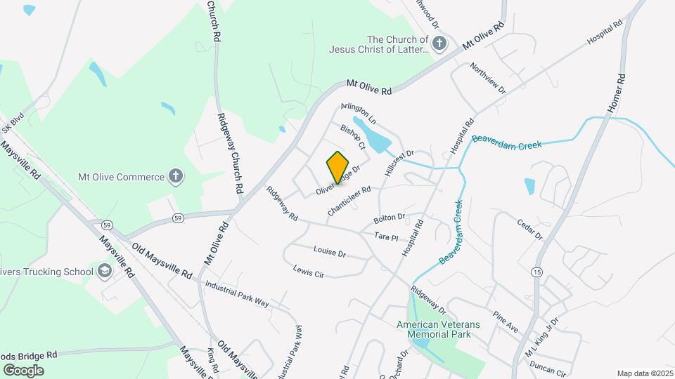 294 Oliver Ridge Dr Map and Location Details