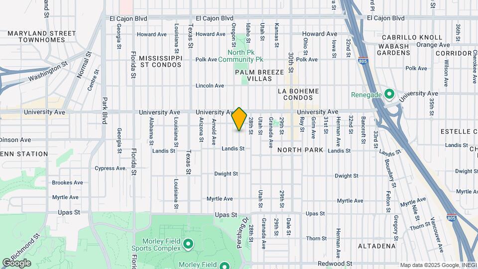 3764 Pershing Ave, Unit 3 Mapa y Detalles de la Ubicación