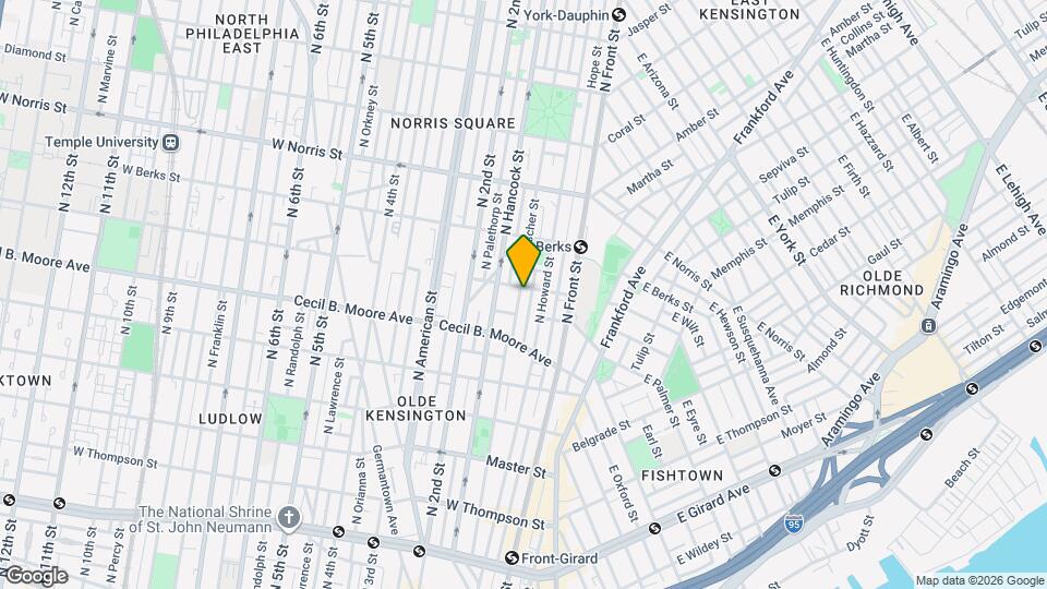 1767 N Mascher St Mapa y Detalles de la Ubicación