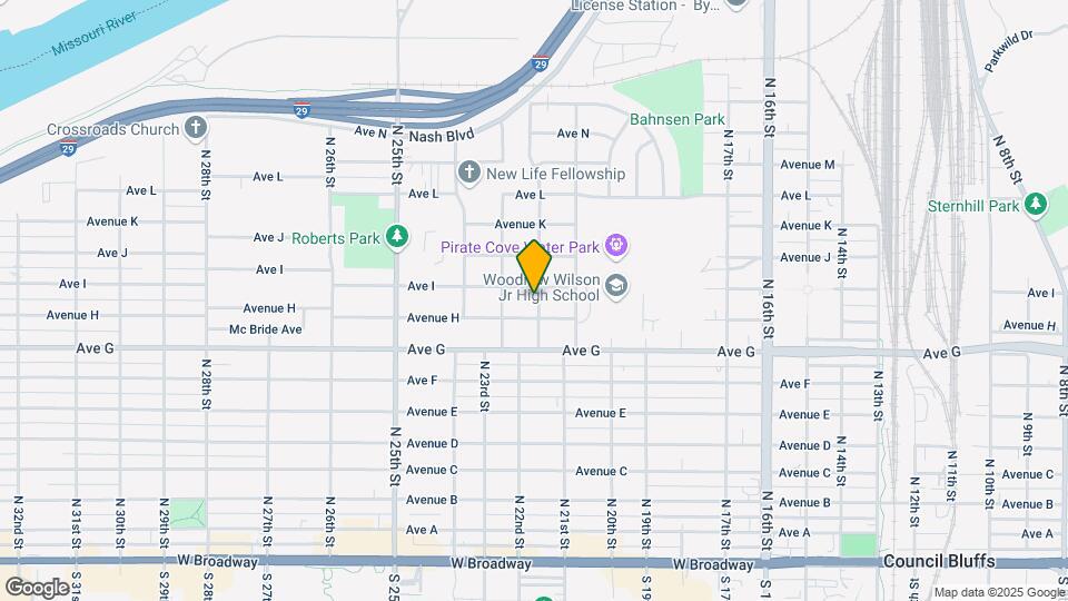 804 N 22nd St Map and Location Details