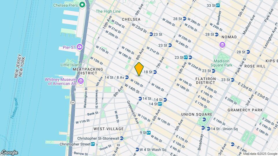 228 W 16th St Map and Location Details