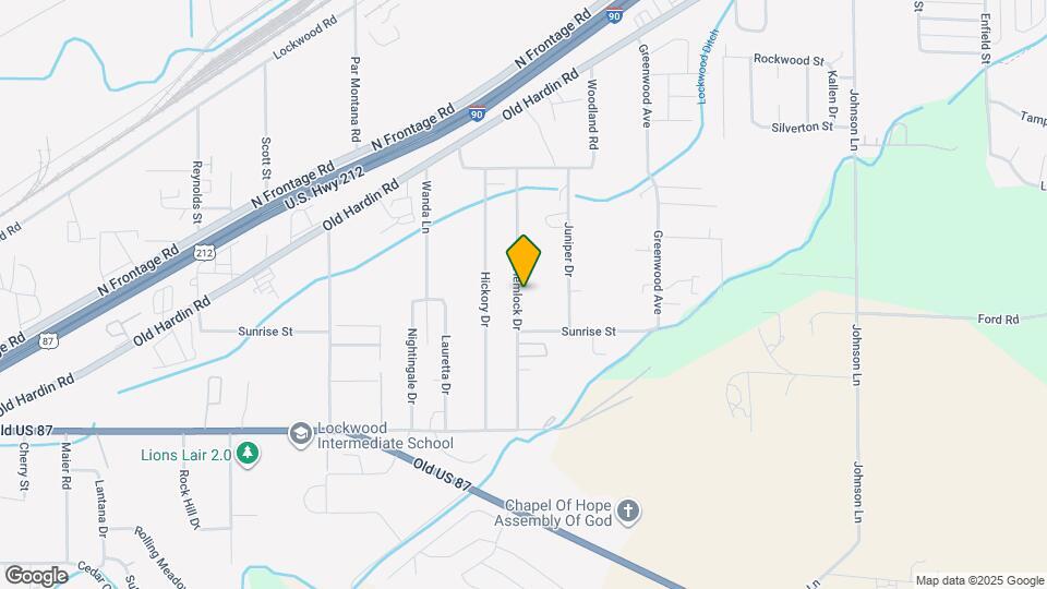 223 Hemlock Dr Map and Location Details